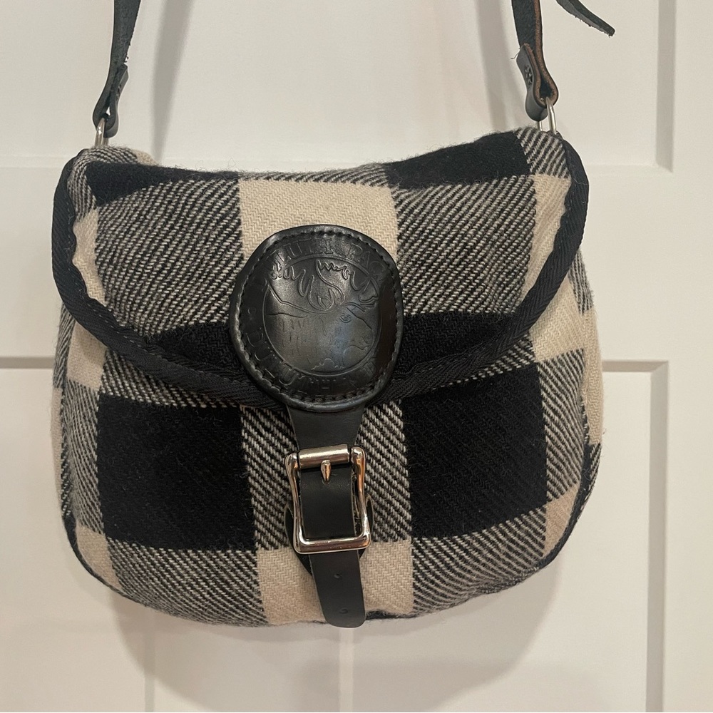 - Buffalo Plaid Duluth Pack crossbody purse/bag (wool)